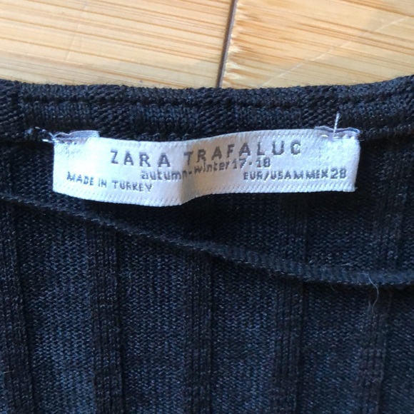 ZARA Wrap Dress - Little Black Dress - Picture 4 of 4